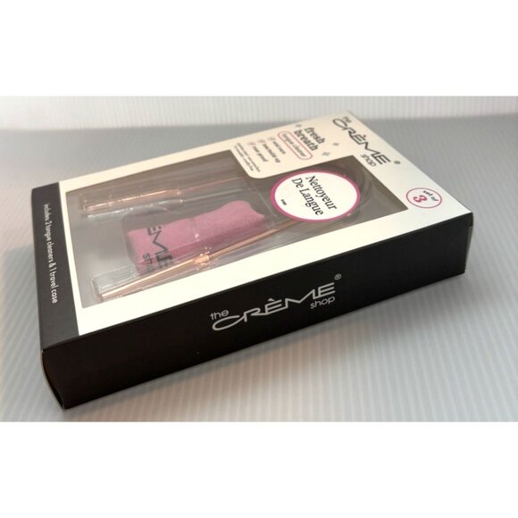 The Crème Shop Fresh Breath Tongue Cleaners Set of 3 Oral Care Tools NEW - Picture 4 of 6